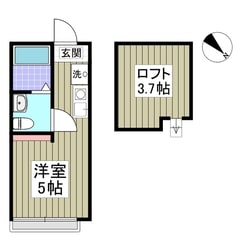 パレス杉田Vの物件間取画像